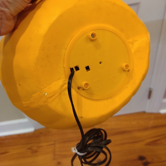 Jack-O-Lantern Blow Mold Scary Pumpkin TALL 15" TALL Light-Up Electric Vintage - Picture 7 of 8